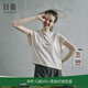 日著(zhù)（rizhuo）俠氣風(fēng)短袖T恤2026夏季新款女獨特流行時(shí)尚圓領(lǐng)休閑針織上衣 浮云米 M