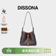 DISSONA迪桑娜2026女包幸運錦囊老花水桶手提包單肩斜挎包【禮物】 棕色