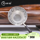 歸銀堂純銀999手工小茶漏足銀檀木把手茶漏網(wǎng)茶葉過(guò)濾器功夫茶具配件 龍鳳+證書(shū)+禮盒