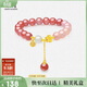 周大生【生日禮物】十里桃花瑪瑙手串轉運珠國風(fēng)手鏈送女友老婆