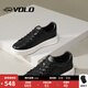 VOLO犀牛男鞋透氣軟底增高休閑皮鞋男士板鞋西裝小白鞋 黑色 40