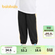 巴拉巴拉兒童褲子男童夏裝童裝寶寶長(cháng)褲女童校園風(fēng)運動(dòng)褲 黑色90001 100cm