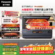 松下（Panasonic）萬(wàn)食爐2.0上烤炸下燉煮蒸變頻微波臺嵌兩用28L大容量微蒸烤炸燉一體機NN-DS59QM