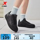 特步女鞋夏新款休閑板鞋女空軍一號簡(jiǎn)約運動(dòng)休閑低幫百搭舒適小白鞋 黑/黑底 【經(jīng)典版】 38 腳長(cháng)24cm( 新法碼38.5)