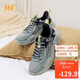 361°運動(dòng)鞋男澎湃春夏季網(wǎng)面透氣復古老爹休閑鞋子男672346762F-1