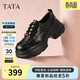 他她（TATA）2026春商場(chǎng)同款時(shí)尚休閑百搭牛津鞋 黑色 37