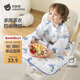 貝肽斯兒童罩衣一體式餐椅防濺衣寶寶吃飯防臟圍兜 海之微笑