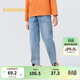 巴拉巴拉童裝男童牛仔褲秋季兒童褲子中大童時(shí)尚休閑褲長(cháng)褲潮 牛仔中藍88201 175 cm