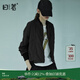 日著(zhù)（rizhuo）日著(zhù)原創(chuàng  )設計女裝2025春新款城市輕戶(hù)外棒球服飛行員夾克短外套 黑色 S