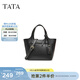 他她（TATA）氣質(zhì)通勤手提包女包包菜籃子包水桶包秋新款X3385CX4 黑色 F