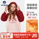 納維凱爾童裝兒童衛衣加絨男童T恤連帽女童上衣長(cháng)袖連帽保暖冬季衣服 可可愛(ài)愛(ài)粉色 130