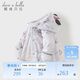 戴維貝拉（DAVE＆BELLA）女童防水透濕棉服秋冬兒童夾棉連帽外套