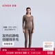愛(ài)慕（Aimer）【含羊毛】新品發(fā)熱抗靜電暖羊單層保暖褲/保暖內衣女輕薄不臃腫 【單層套裝】摩卡棕 M 165