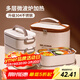 ymer多層保溫飯盒上班族小學(xué)生可微波爐加熱專(zhuān)用便當盒帶飯桶打包餐盒