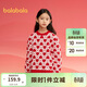 巴拉巴拉女童毛衣兒童毛衫童裝2025春裝愛(ài)心中大童針織上衣潮208125103002