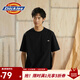 Dickies【商場(chǎng)同款】男女同款短袖夏季新品純色寬松百搭bf風(fēng)休閑DK010315 黑色 （寬松版型） M