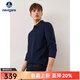 Navigare意大利小帆船長(cháng)袖POLO衫男秋季彈力時(shí)尚體恤衫純棉通勤休閑打底衫 海軍藍 XL 碼
