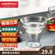金灶（KAMJOVE） 茶濾茶斗耐熱玻璃茶漏功夫茶具配件茶隔濾茶渣茶器公道杯 GO-08 透明茶漏