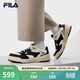 斐樂(lè )（FILA）官方楓葉鞋透氣平底女鞋板鞋情侶復古百搭運動(dòng)鞋休閑鞋 古白色/黑-AF 40.5