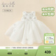 戴維貝拉（DAVE＆BELLA）兒童連衣裙禮服裙女童網(wǎng)紗裙小童公主裙夏裝童裙寶寶裙子 白色【現貨】 120 cm（建議身高110-120cm）