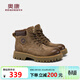 奧康（Aokang）秋冬季新款男鞋舒適英倫馬丁靴時(shí)尚潮流戶(hù)外高幫鞋休閑短靴男 卡其色 1253923009C 39