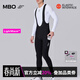MBO LightWarm?男子秋冬儲物抓絨背帶騎行長(cháng)褲 雙箭頭T160C 黑色-A款【官補8折】【10-22℃】 L