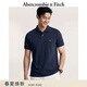 Abercrombie & Fitch經(jīng)典小麋鹿圖案美式復古通勤百搭短袖POLO衫26春男裝124-6035 海軍藍 S (175/92A)