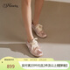 73Hours女鞋【馬年系列】趙露思同款假期富人2026新款德訓鞋女運動(dòng)休閑鞋