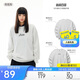 安踏套頭衛衣男女同款春季情侶款潮流休閑百搭針織衫長(cháng)袖上衣