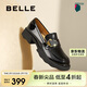 百麗飾扣樂(lè )福鞋女春季商場(chǎng)同款通勤鞋B7X1DAA5 黑色 37