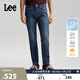 Lee【張凌赫代言】26春夏新輕薄723修身直筒牛仔褲男 中深藍色 32