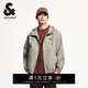 杰克·瓊斯（JACK&JONES）春季時(shí)尚百搭潮休閑寬松抽繩連帽刺繡開(kāi)衫夾克外套男裝225121071 E11卡其色 常規 M
