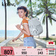 凱浦林【生日禮物】kipling女款時(shí)尚雙肩背包猴子包|CITY PACK/ZIP系列 CITY PACK MINI-簡(jiǎn)約灰