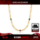 IDEAGEMER費加羅黃金色寶石項鏈男高級感小眾輕奢百搭素鏈鎖骨鏈禮物 費加羅寶石項鏈【50cm】