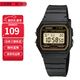 卡西歐（CASIO）小方塊簡(jiǎn)約復古防水電子學(xué)生表男女手表情人節禮物 F-91WG-9Q