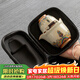 唐豐汝窯旅行茶具套裝戶(hù)外露營(yíng)便攜式茶壺茶杯茶具伴手禮