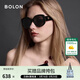 BOLON暴龍眼鏡太陽(yáng)鏡防曬墨鏡潮酷不規則鏡框偏光鏡男女款遮陽(yáng) BL3197 C10 亮黑色