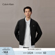 Calvin KleinJeans春秋男女情侶經(jīng)典商務(wù)通勤休閑ck挺括棒球領(lǐng)飛行員夾克外套 UB1-太空黑 XL