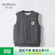 努比屋兒童保暖馬甲秋冬大童內穿夾棉背心女童加棉加厚校服神器男童坎肩