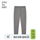 jnby by JNBY江南布衣童裝棉彈力毛圈布緊身長(cháng)款打底褲秋冬女童兒童1O8E12720 072/中雜灰 120 cm