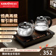 金灶（KAMJOVE）新升級全自動(dòng)手把上水電熱水壺燒水壺保溫電水壺耐熱玻璃電茶爐 FA-8 1L