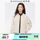 佐丹奴襯衫外套女秋冬新款雙口袋寬松翻領(lǐng)短款衛衣開(kāi)衫女05375860