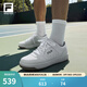 斐樂(lè )（FILA）官方男鞋圓盾板鞋網(wǎng)球文化鞋子透氣運動(dòng)鞋休閑鞋 標準白-CD 42