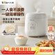 小熊（Bear） 電飯鍋1-2人 小電飯煲 家用多功能宿舍小容量迷你煮飯煮泡面壓力米飯鍋1.2升 DFB-F12Z2
