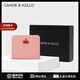 CAHOE KULLO官方牛皮錢(qián)包女短款2026新款手拿包女士卡包多卡位零錢(qián)包錢(qián)夾 粉色-CK生日禮物送女友