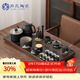 蘇氏陶瓷茶具套裝自動(dòng)燒水壺云海茶盤(pán)茶臺配整套釉畫(huà)彩千里江山組