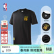 NBA官方夏季男女情侶哈利伯頓運動(dòng)t恤戶(hù)外寬松短袖速干衣籃球服上衣 約基奇/速干T恤（黑色） L
