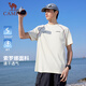 駱駝（CAMEL）運動(dòng)休閑t恤男圓領(lǐng)短袖速干跑步上衣 C16BAYL6056 燕麥米 L