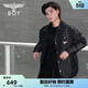 BOY LONDON【迷幻搖滾】春季滿(mǎn)印襯衫潮牌情侶薄款夾克外套N23901 黑色 （尺碼偏大，建議拍小一碼） M