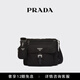 PRADA/普拉達【禮物】女士Vela Re-Nylon單肩包斜挎包女包 黑色